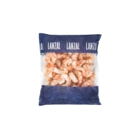 Cola gamba vermella arxentina conxelada crúa pelada LANZAL 20/40 bolsa 600 g