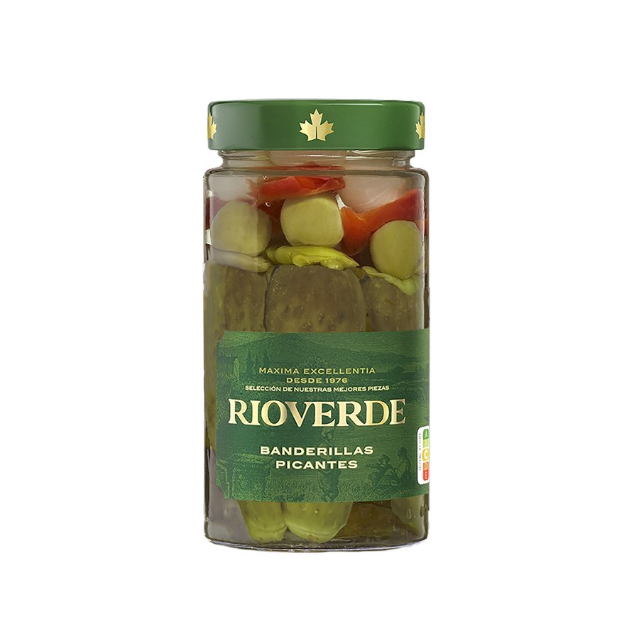 Banderillas RIOVERDE picantes frasco 150 g pne.