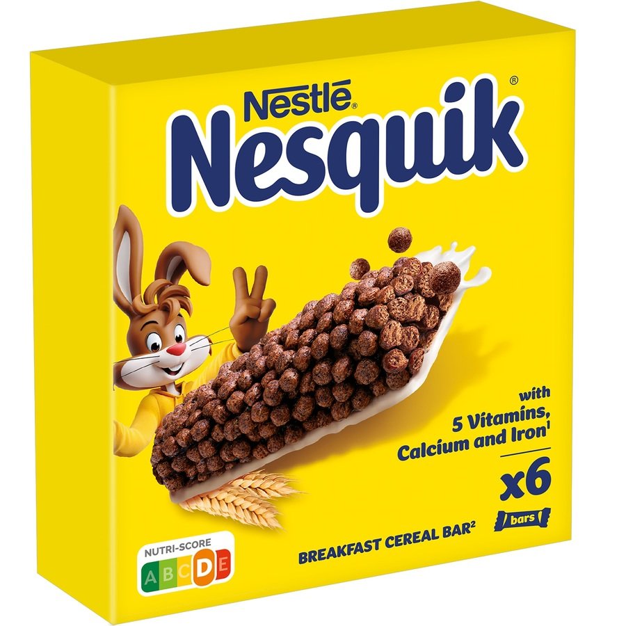 Barritas de cereales NESTLE NESQUIK caja 6 x 25 g