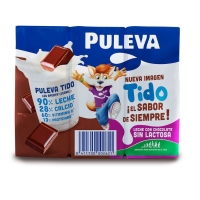 Batido chocolate PULEVA sin lactosa 6x200 ml