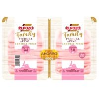 Pechuga de pavo ELPOZO Family sin grasa reducido en sal 2x200 g