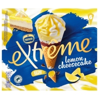 Helado cono NESTLE EXTREME Lemon Cheesecake 6 unidades 426 g