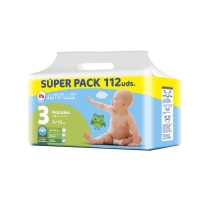 Pañal IFA UNNIA talla 3 4-10 kg 112 unidades