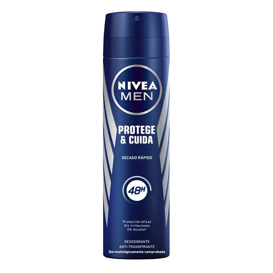 Desodorante NIVEA men protege y cuida spray 200 ml.