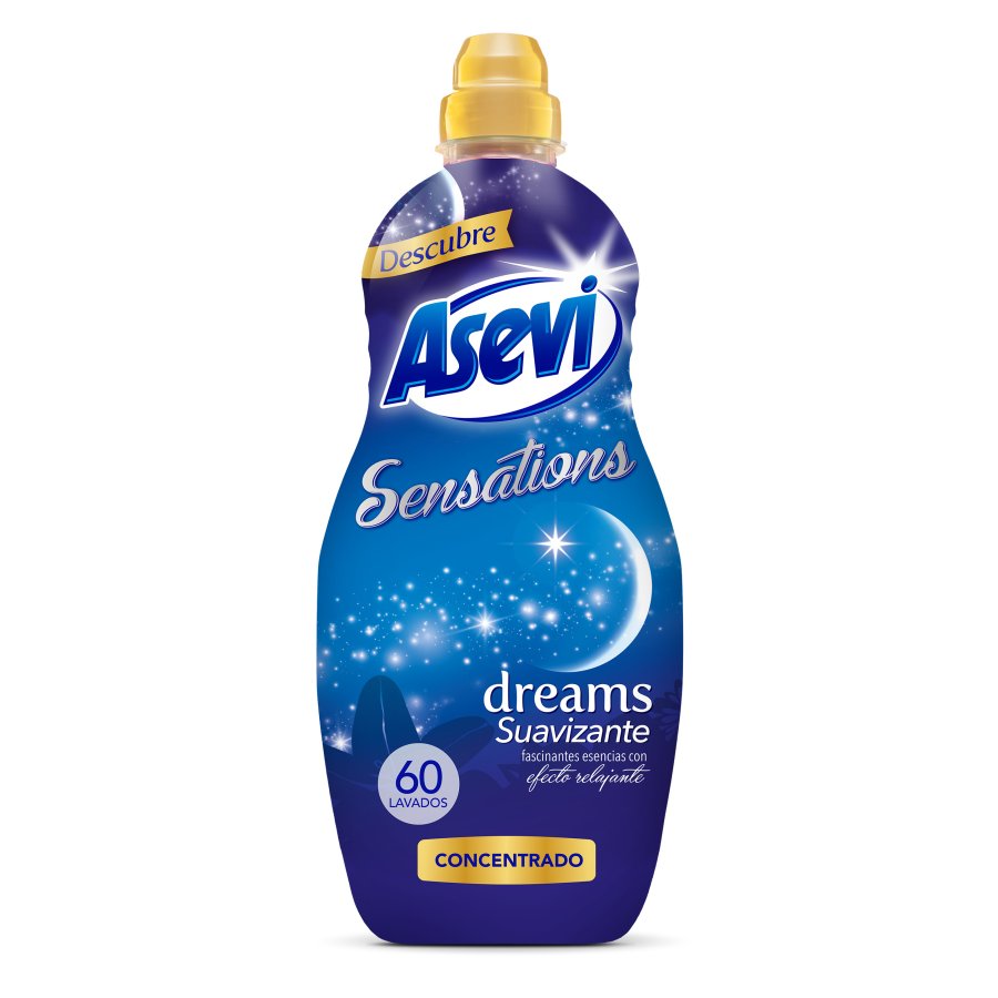 Suavizante concentrado ASEVI Sensations Dreams 60 lavados 1,32 l