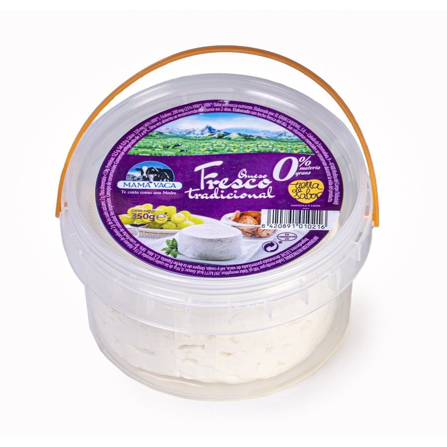 Queso fresco tradicional MAMA VACA 0% 350 g