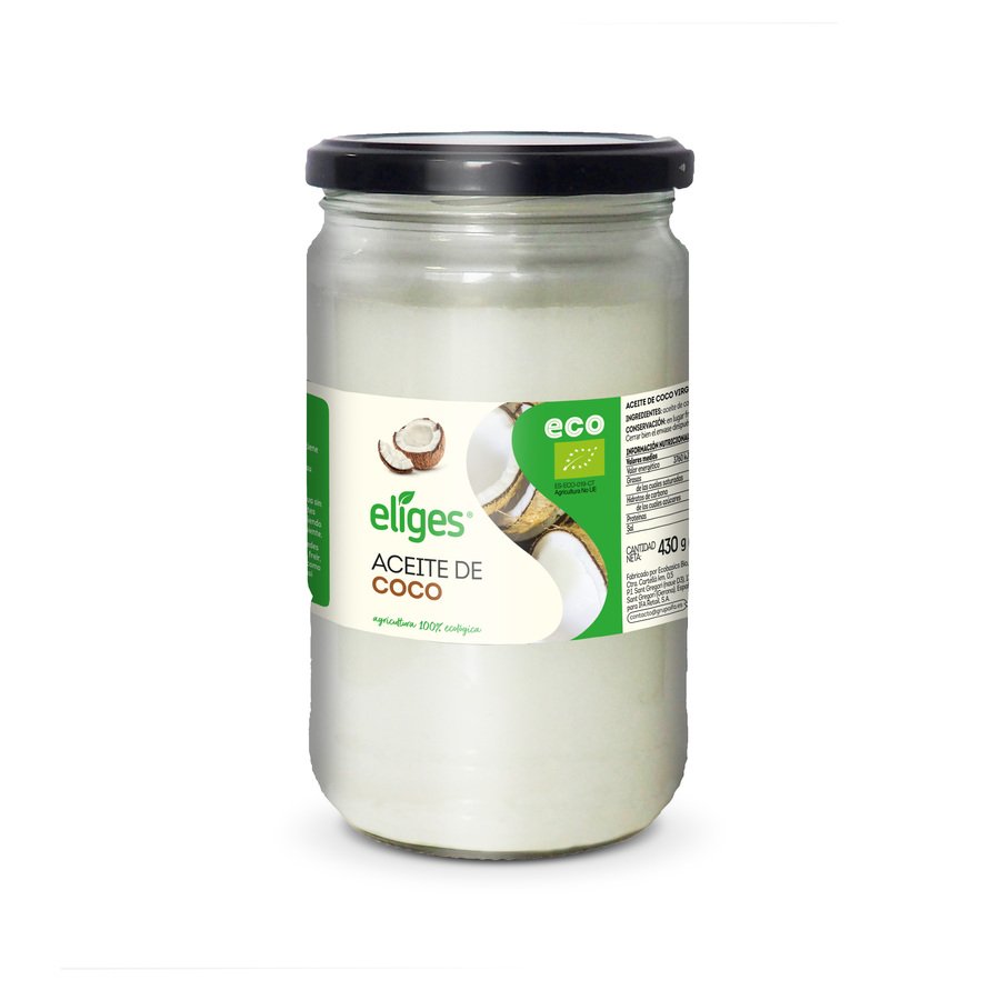 Aceite coco virgen ECO ELIGES frasco 430 g