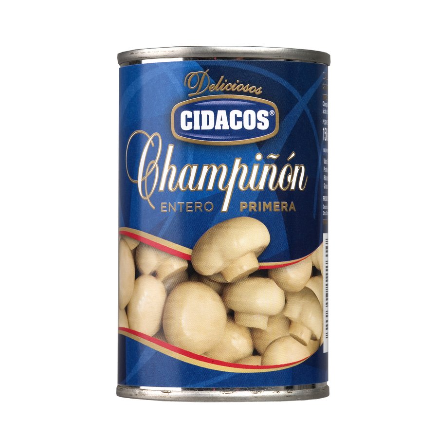 Champiñones enteros CIDACOS lata 85 g pne.