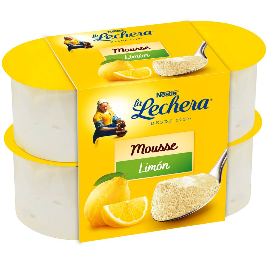 Mousse LA LECHERA limón pack 4x59 g