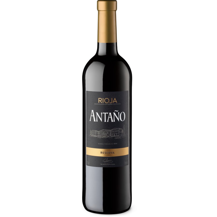 Vino tinto D.O.Ca.Rioja ANTAÑO Reserva botella 75 cl