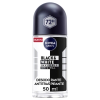 Desodorizante NIVEA invisible B&W for men roll on 50 ml