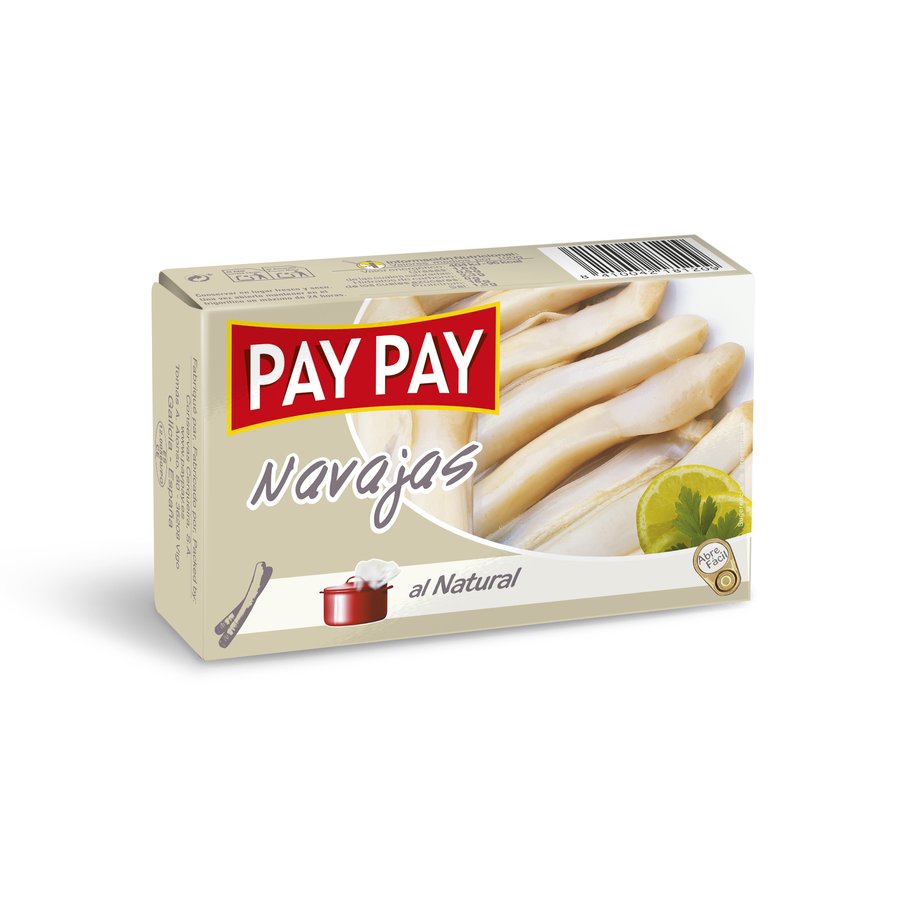 Navajas al natural PAY PAY OL-120 63 g pne