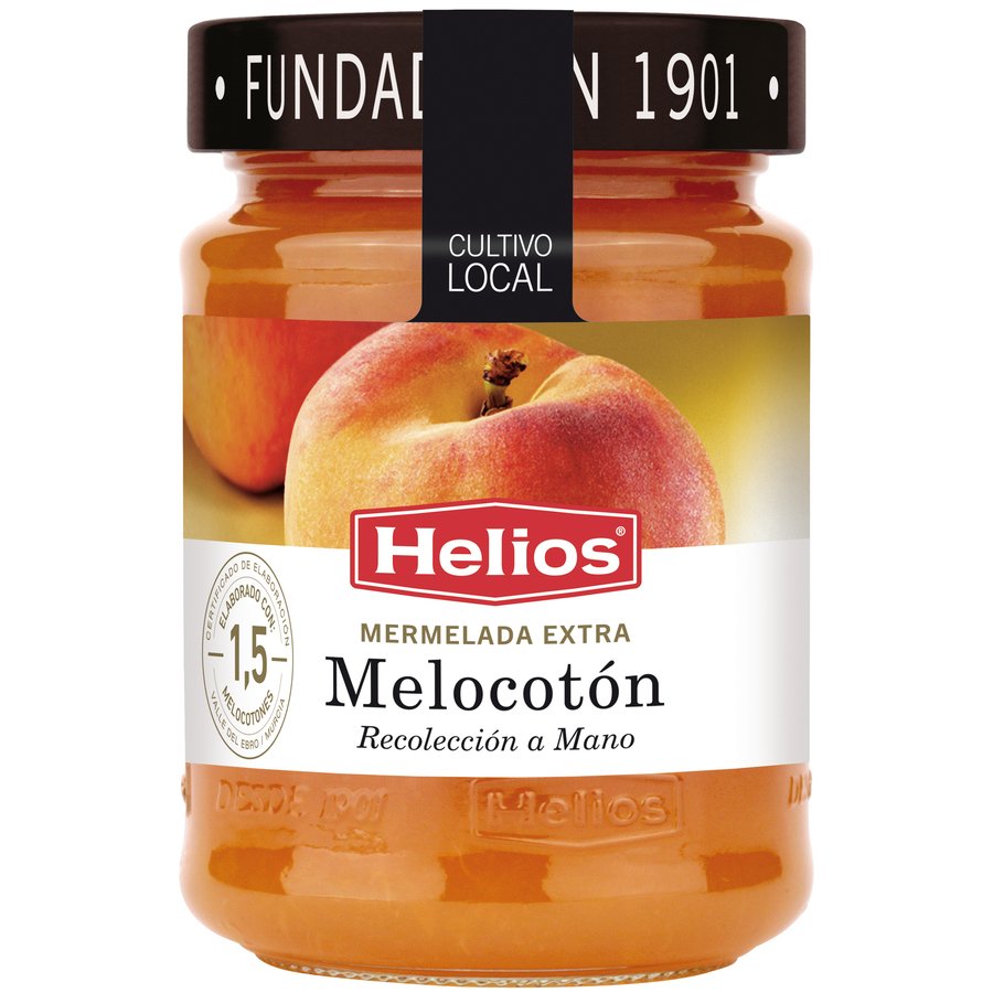 Imagen de Mermelada HELIOS melocotón frasco 340 g