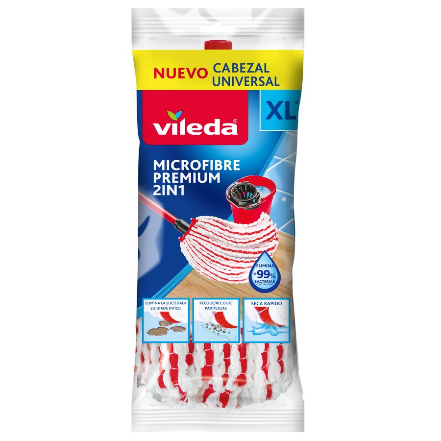 Fregona microfibras VILEDA Premium 2 en 1