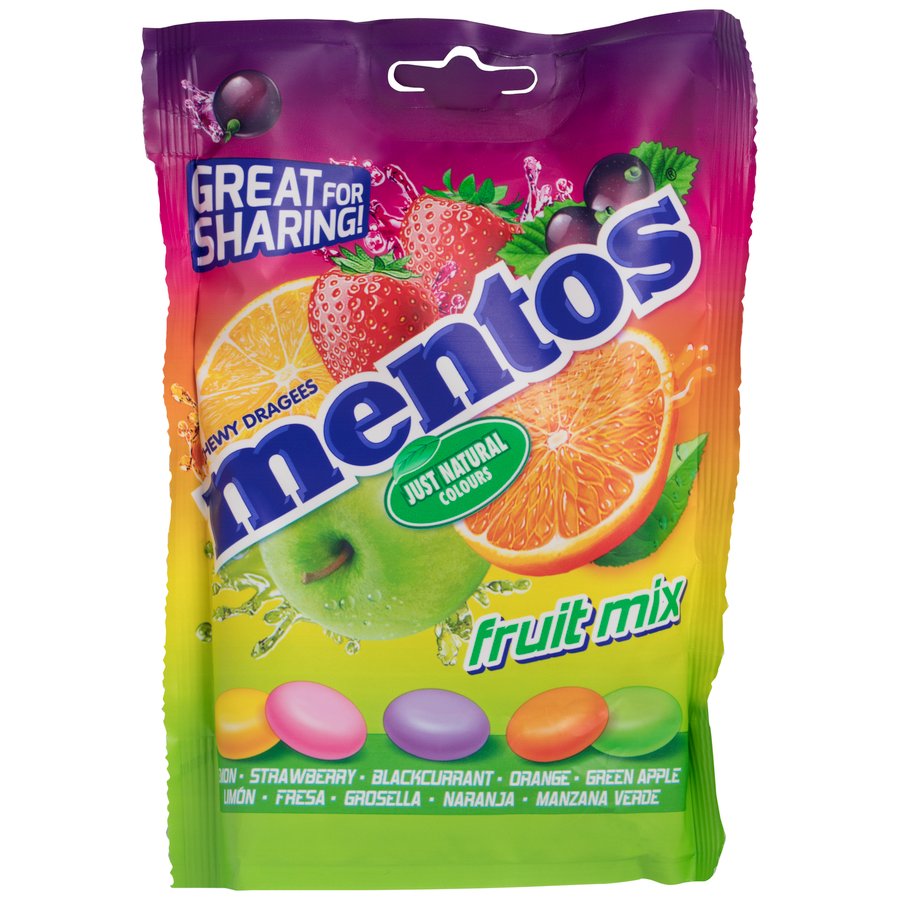 Caramelos MENTOS Fruit Mix bolsa 160 g