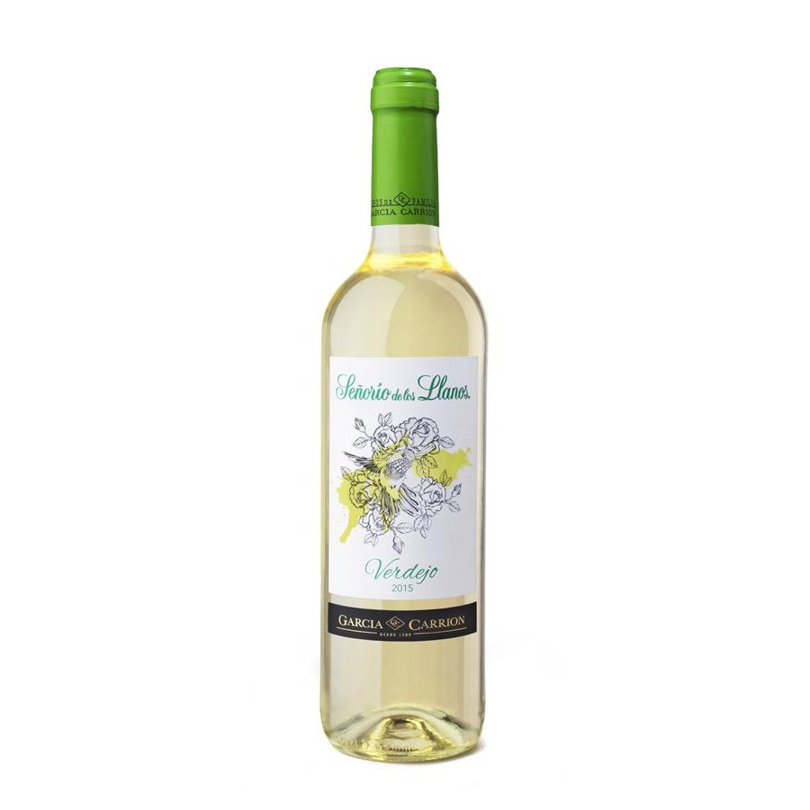 Vino blanco de mesa SEÑORIO DE LOS LLANOS verdejo botella 75 cl