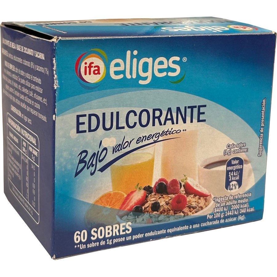 Edulcorante IFA ELIGES 60 sobres caja 60 g