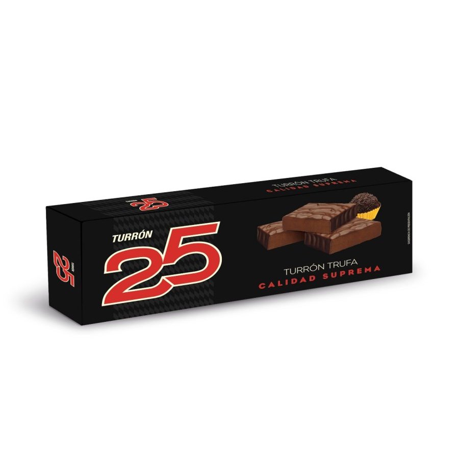 Turrón trufa 25 150 g