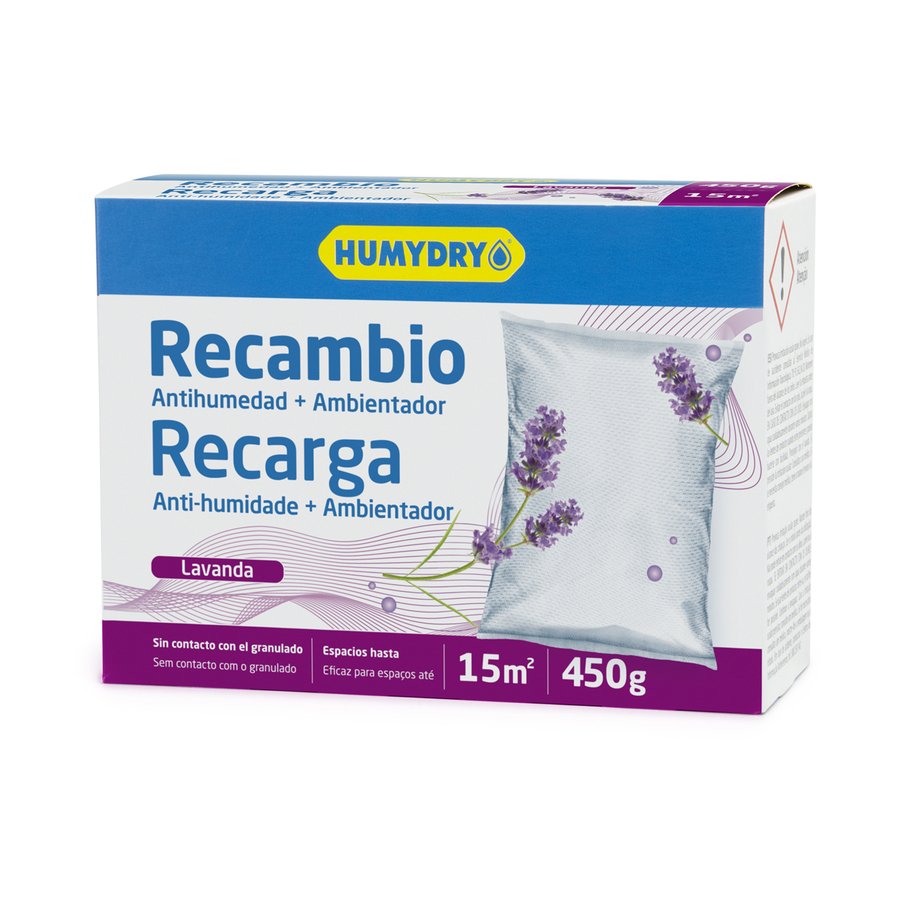 Antihumedad HUMYDRY lavanda recambio 450 g