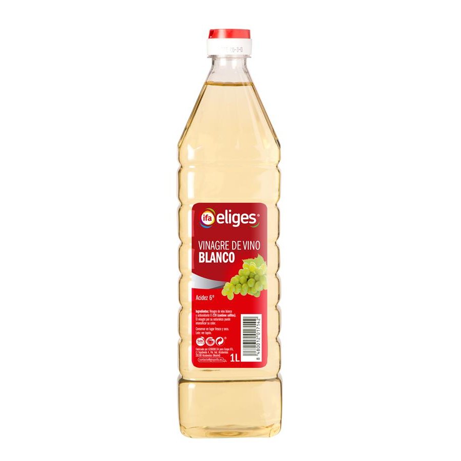 Imagen de Vinagre de vino blanco IFA ELIGES botella 1 l