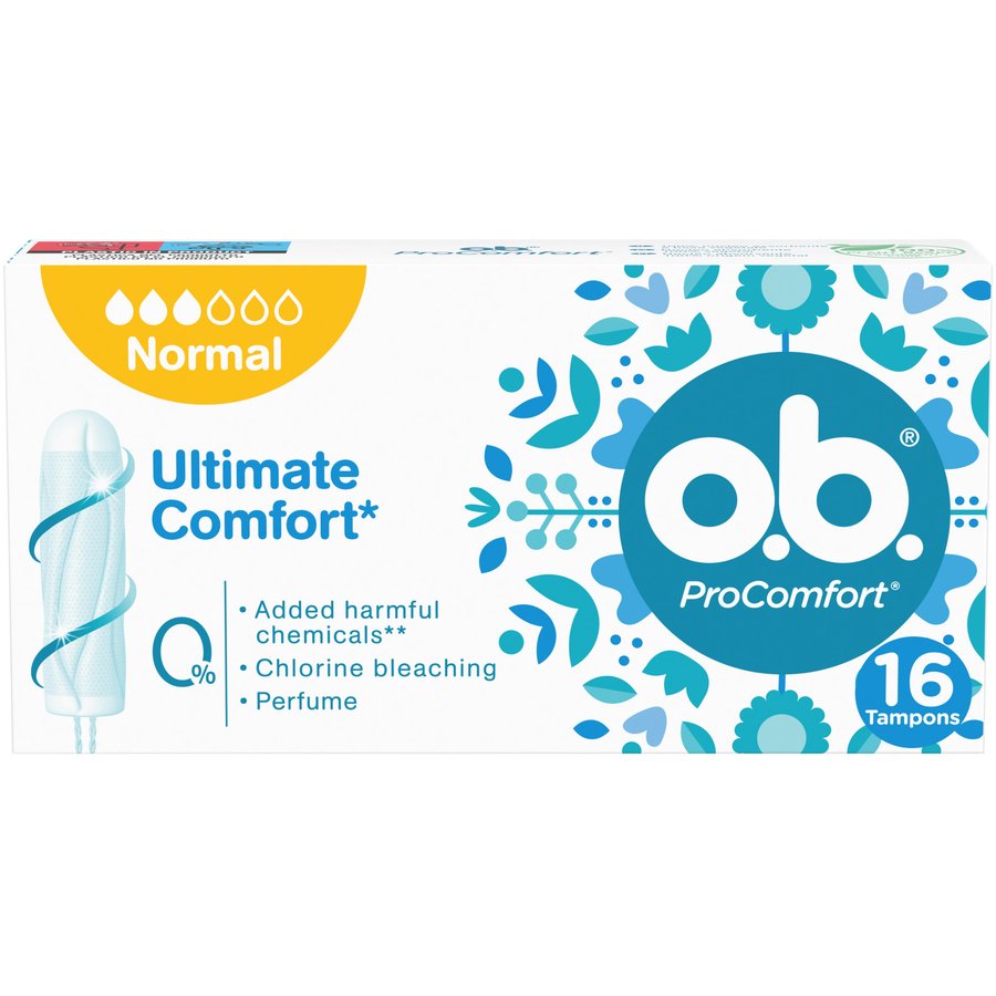 Tampones O.B normal digital paquete 16 unidades