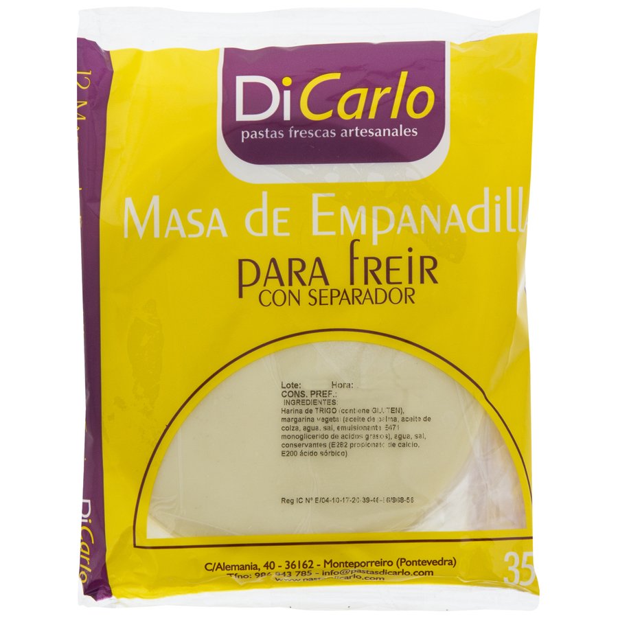 Masa de empanadillas para freir congelada DICARLO 350 g