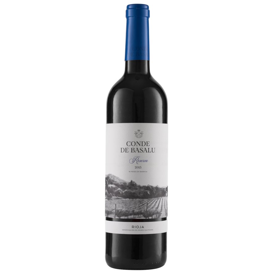 Vino tinto D.O.Ca.Rioja CONDE DE BASALU Reserva botella 75 cl