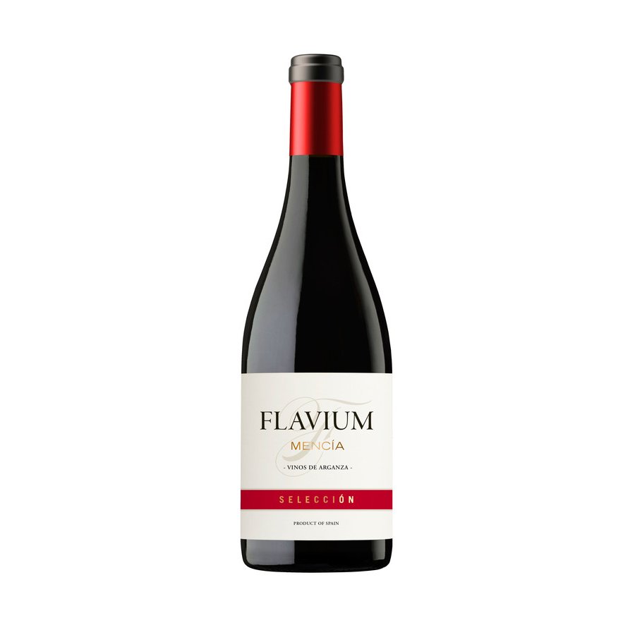 Vino tinto IGP.Tierra de Castilla y León FLAVIUM mencía selección botella 75 cl