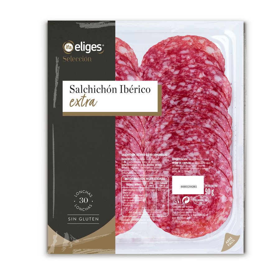 Salchichón ibérico extra IFA ELIGES 90 g