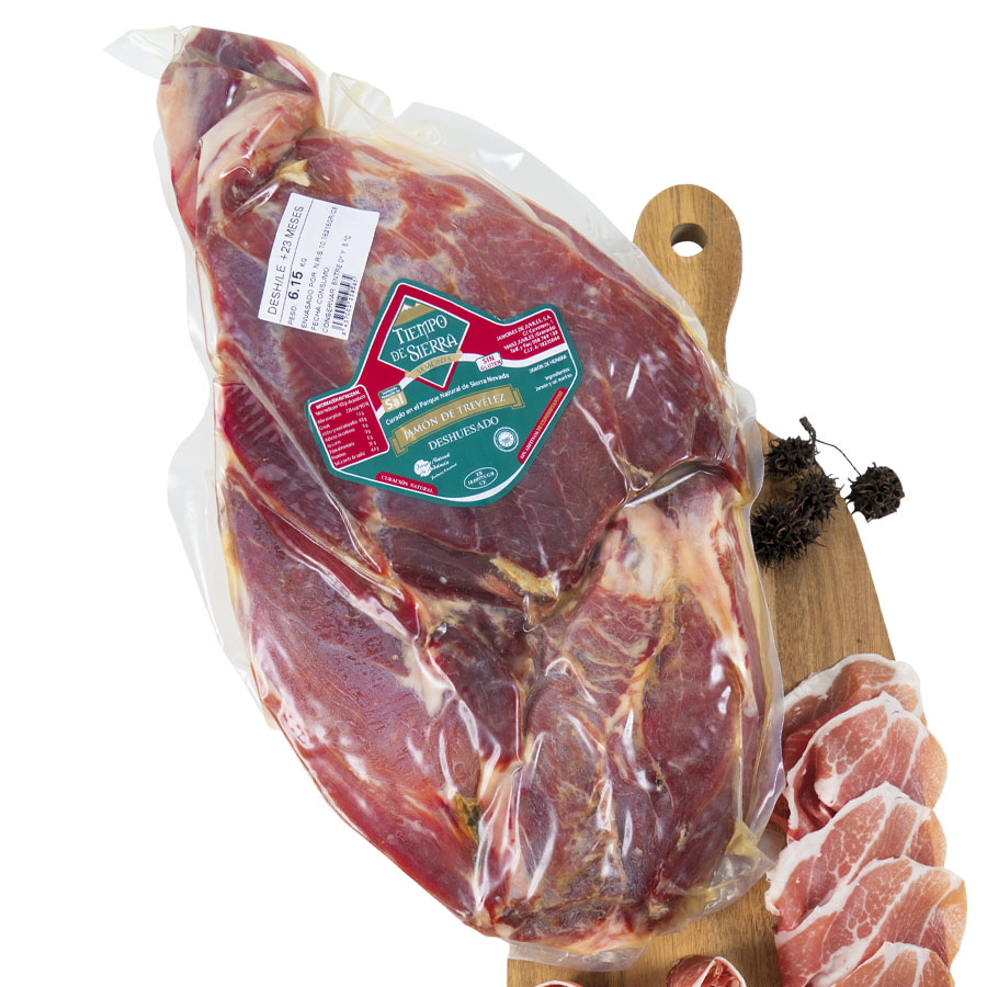 Jamón serrano TIEMPO DE SIERRA IGP Trévelez al corte kilo