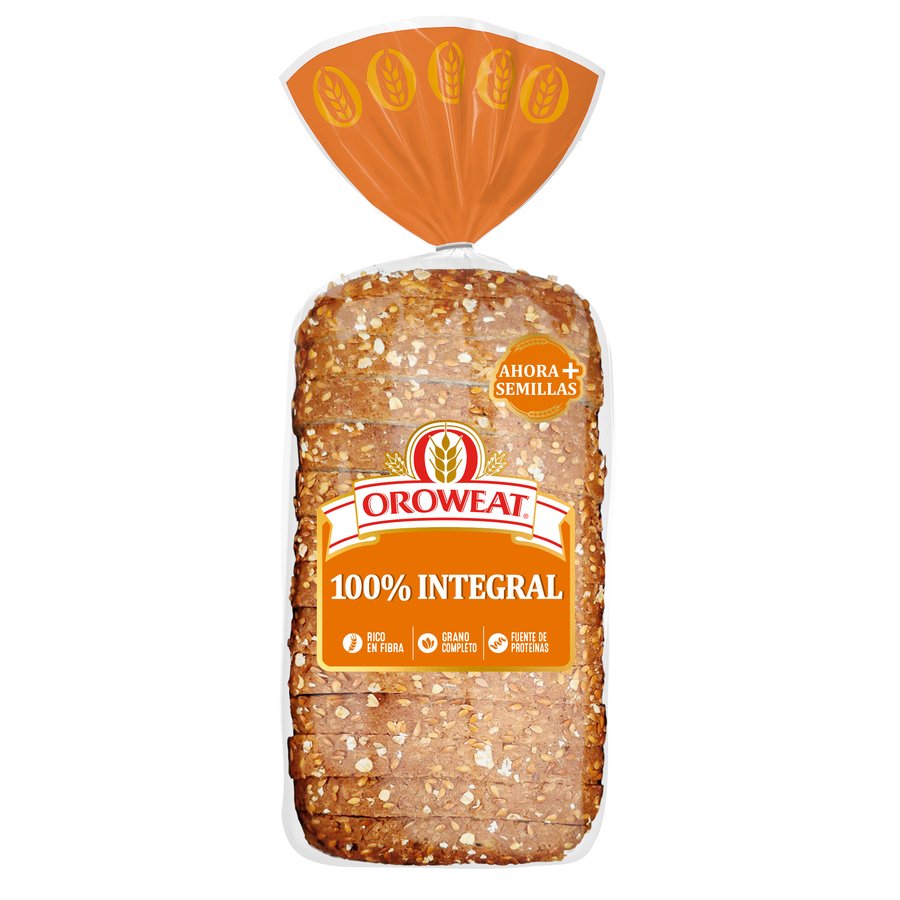 Imagen de Pan molde OROWEAT 100% integral 550 g