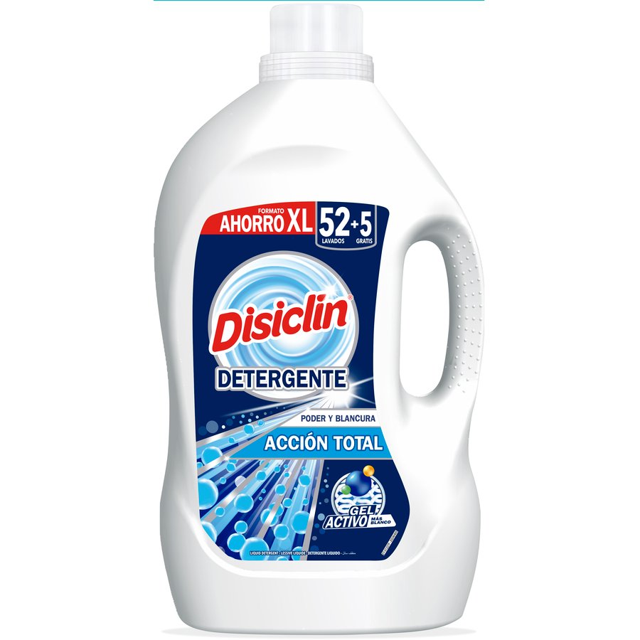Detergente líquido DISICLIN Acción Total 52 lavados