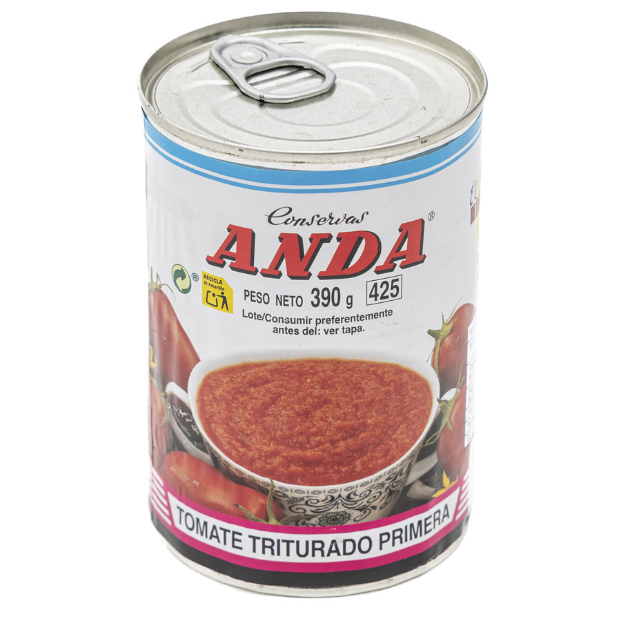 Tomate triturado ANDA primera lata 390 G