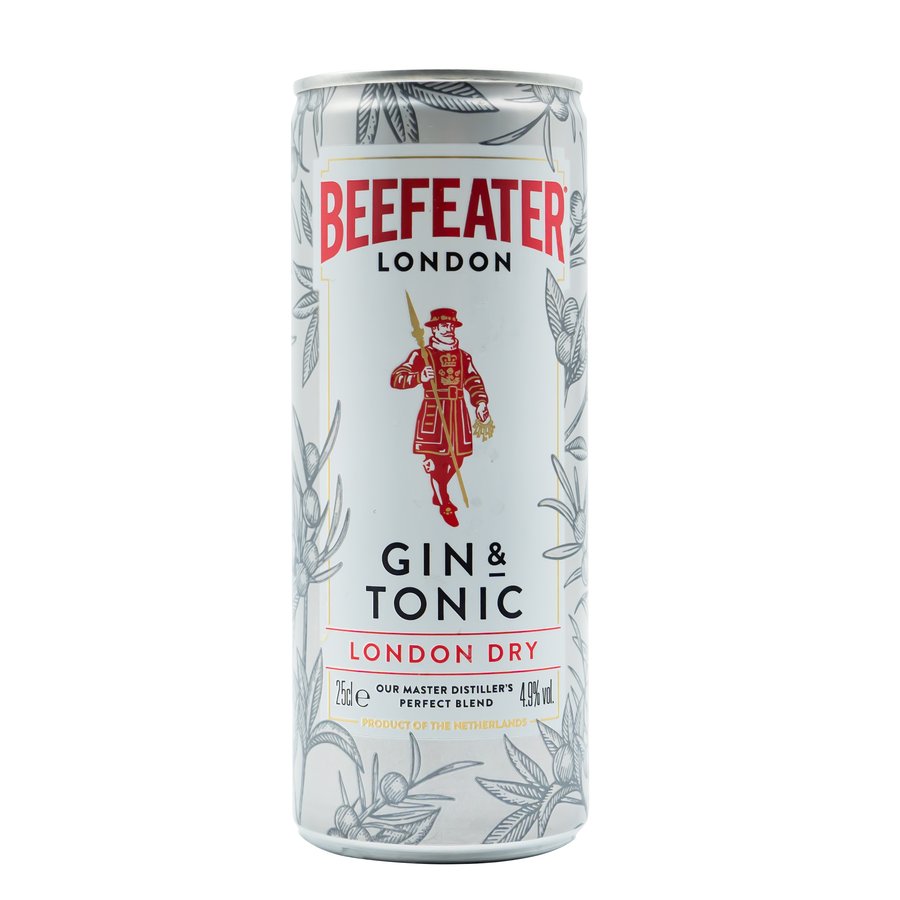 Gin & tonic BEEFEATER lata 25 cl