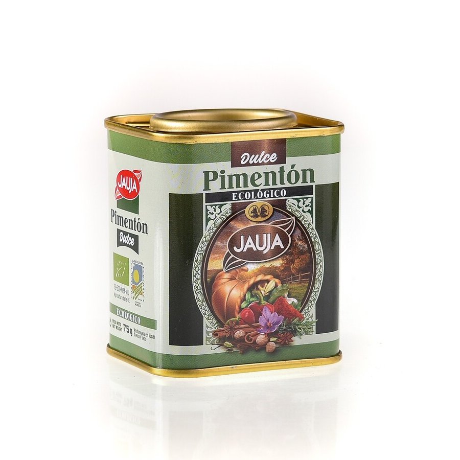 Pimentón dulce JAUJA ecológico lata 75 g pn.