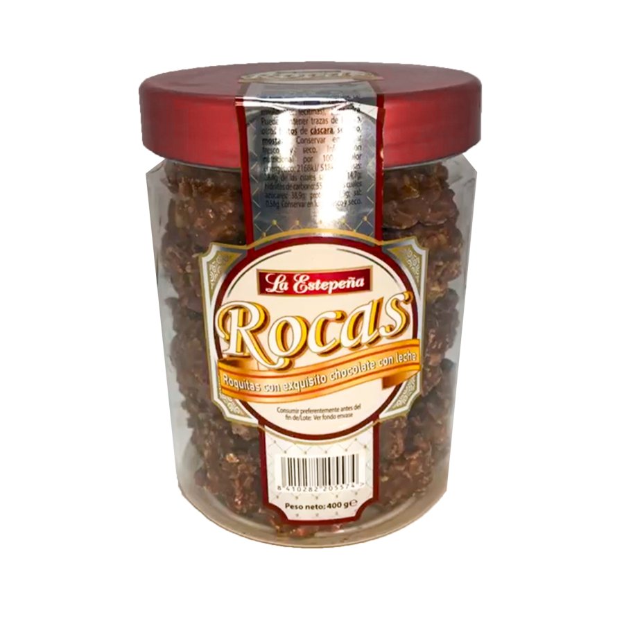 Rocas de almendra y chocolate LA ESTEPEÑA 400 g