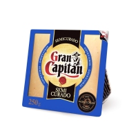 Queixo GRAN CAPITAN semicurado cuña  250 g