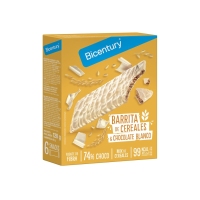 Aperitivo BICENTURY chocolate branco e cereais 6 unidades 120 g