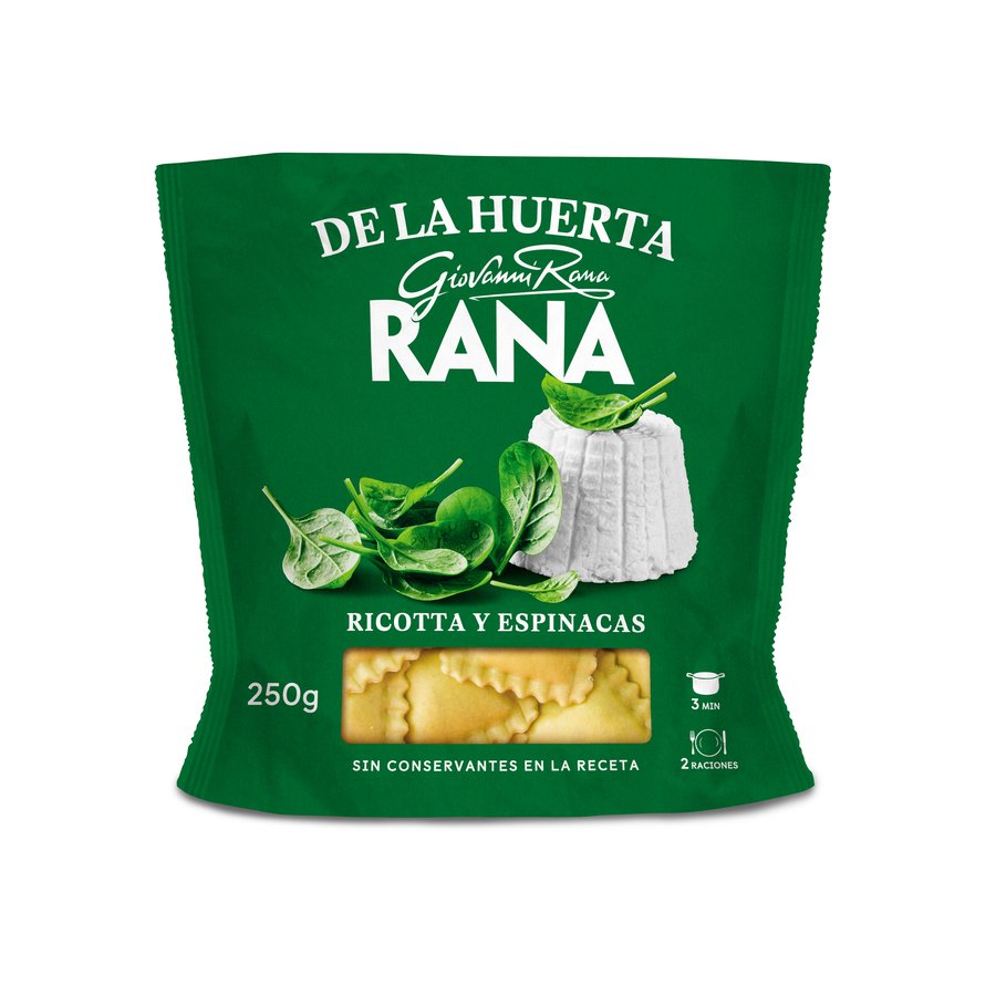 Ravioli ricotta y espinacas RANA De la Huerta 250 g