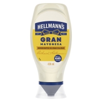Mayonesa HELLMANN'S bocabajo 430  ml