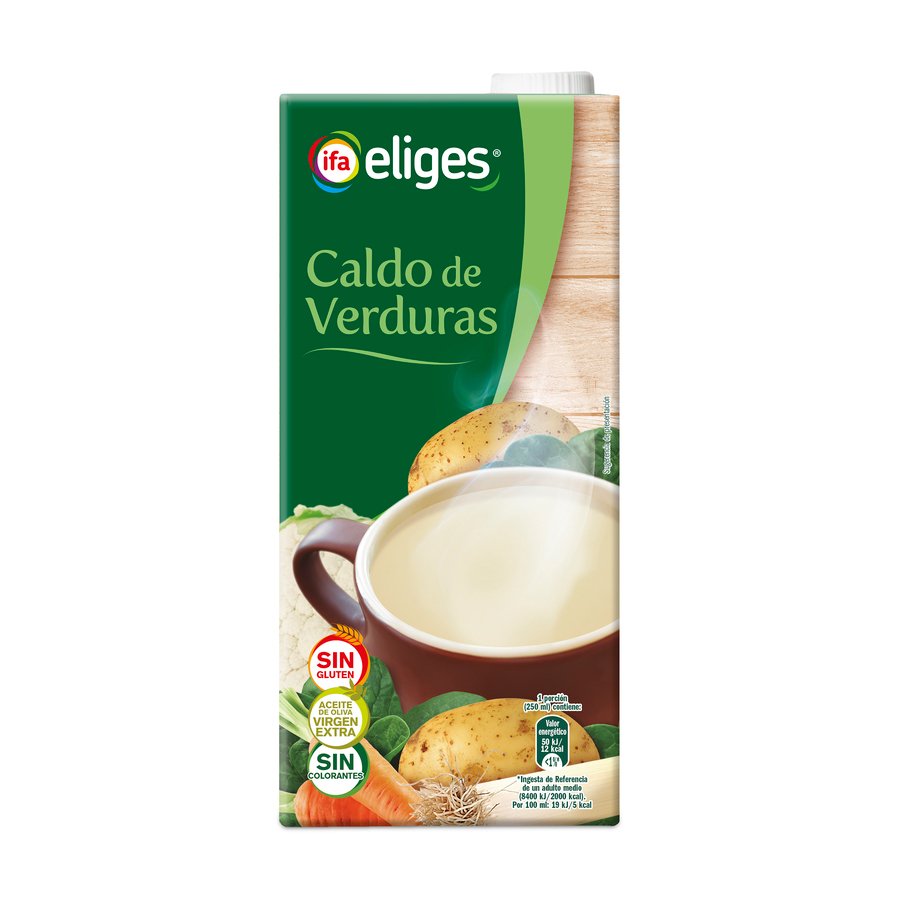 Caldo de verduras IFA ELIGES brik 1 l