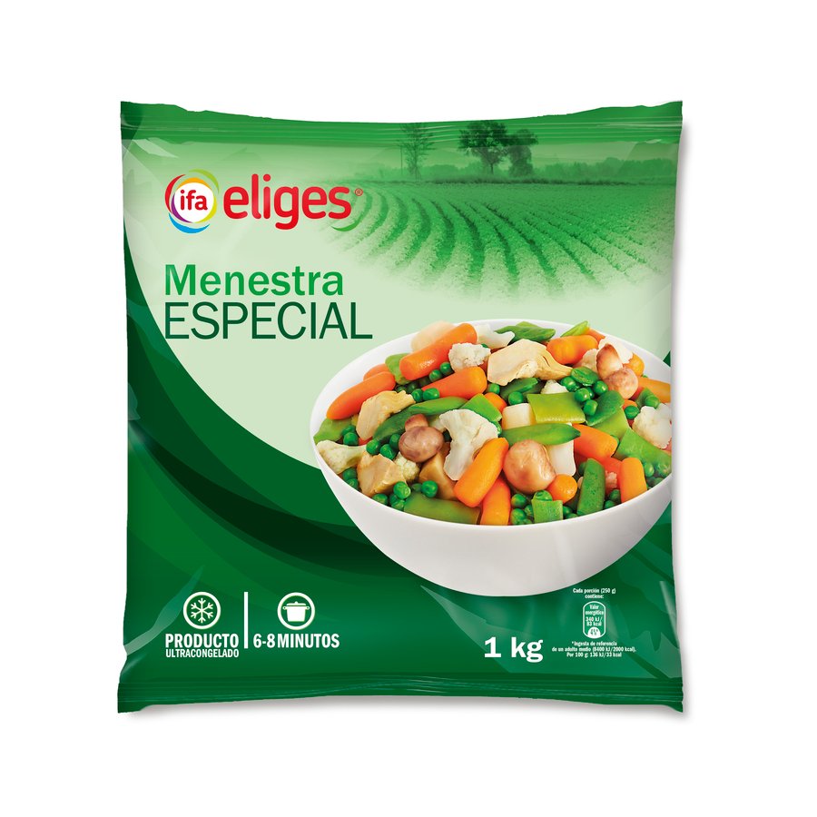 Menestra especial congelada IFA ELIGES bolsa 1 kg