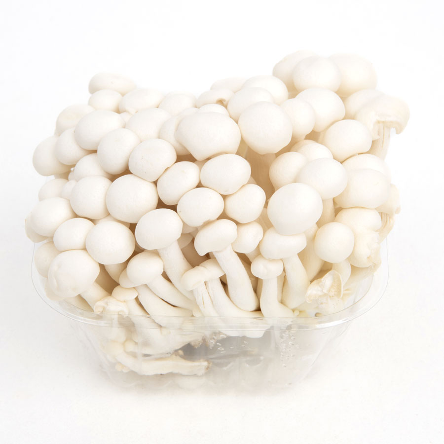 Setas Shimeji blancas categoría 1ª bandeja 150 g