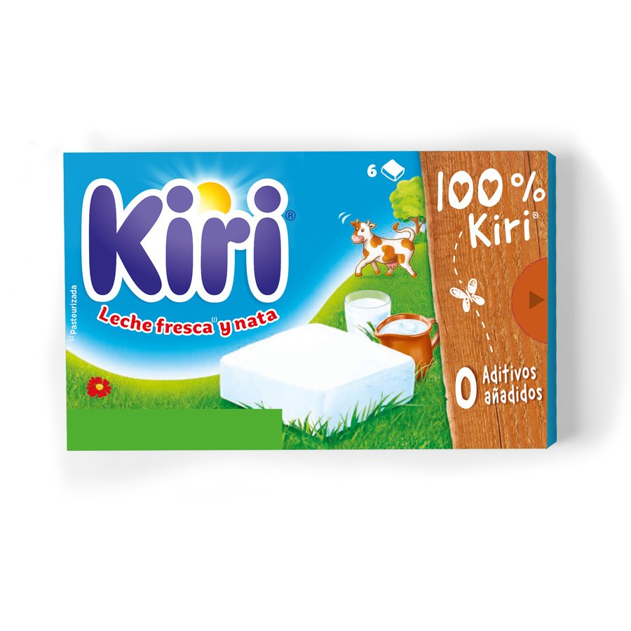 Queso KIRI natural 6 porciones 108 g