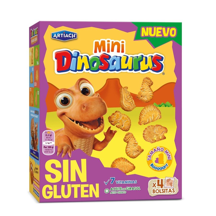 Galletas ARTIACH Mini Dinosaurus sin gluten 160 g