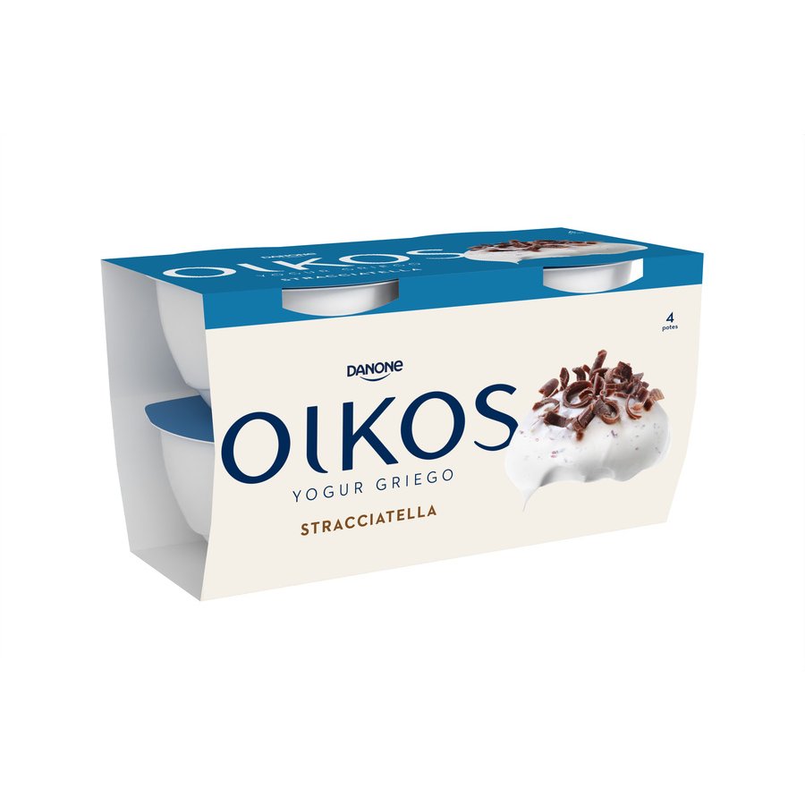 Yogur OIKOS DANONE stracciatella 4x110 g