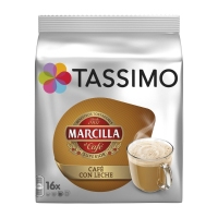 Café cápsulas TASSIMO Marcilla Café con leite 16 unidades 184 g