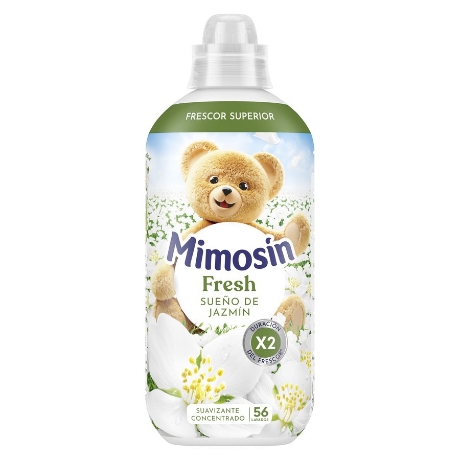 Suavizante concentrado MIMOSIN Fresh jazmín 56 lavados 952 ml