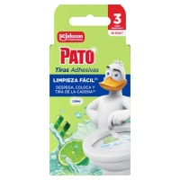 Limpia inodoro PATO tiras adhesivas lima 3 unidades