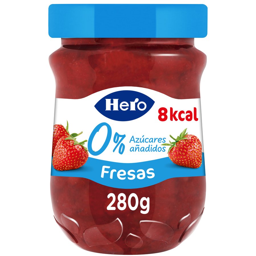 Confitura HERO 0% fresa sin azúcar añadido 280 g